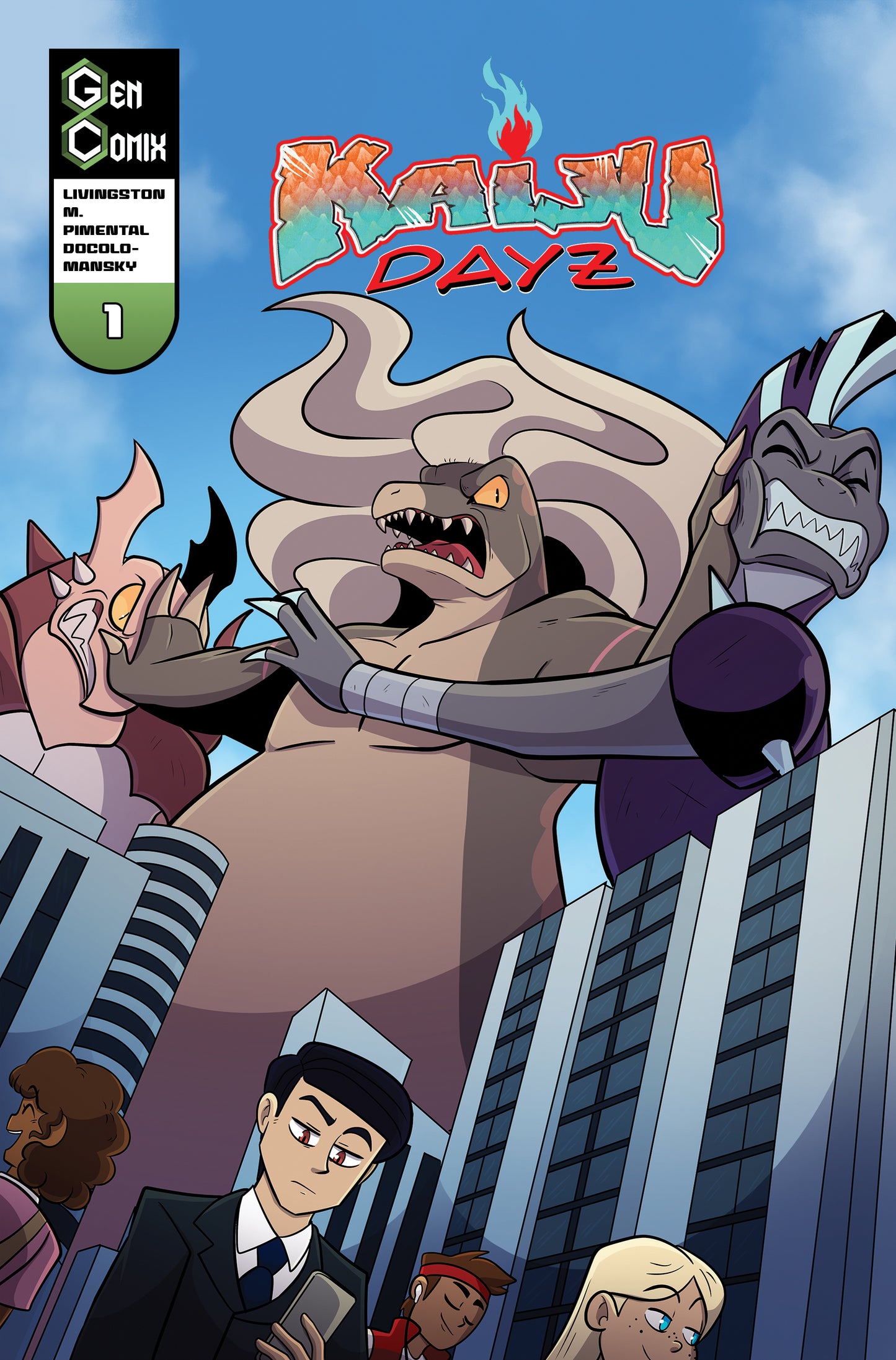 KAIJU DAYZ #1 2nd Edition Second Printing