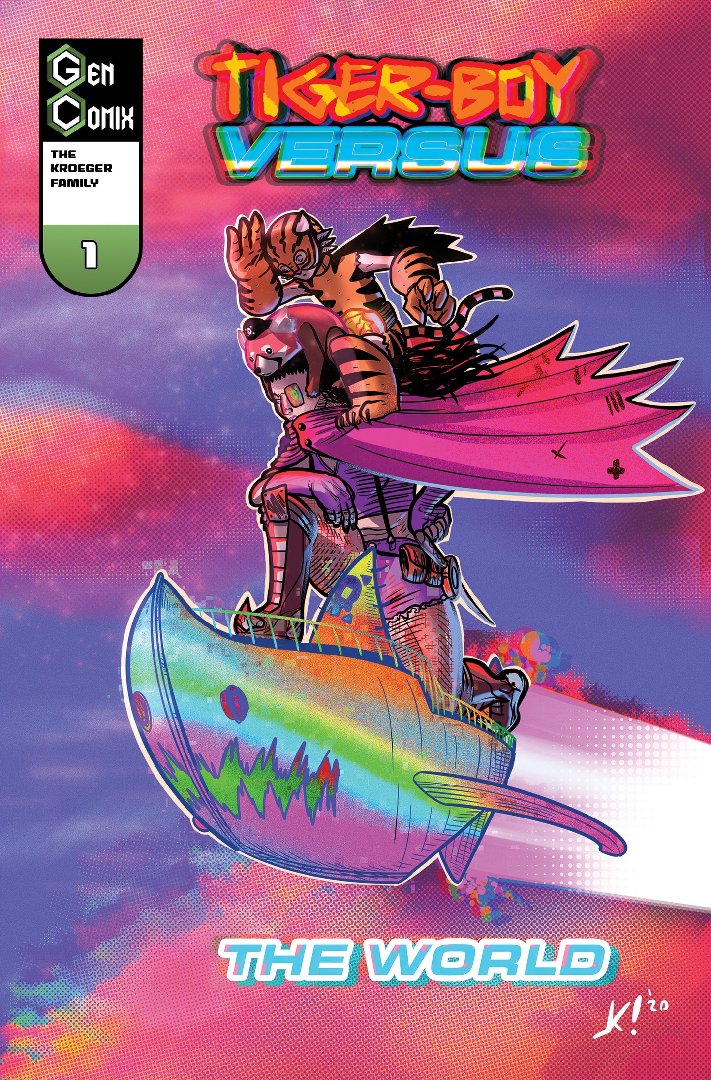TIGER BOY VERSUS #1 First GenComix Edition