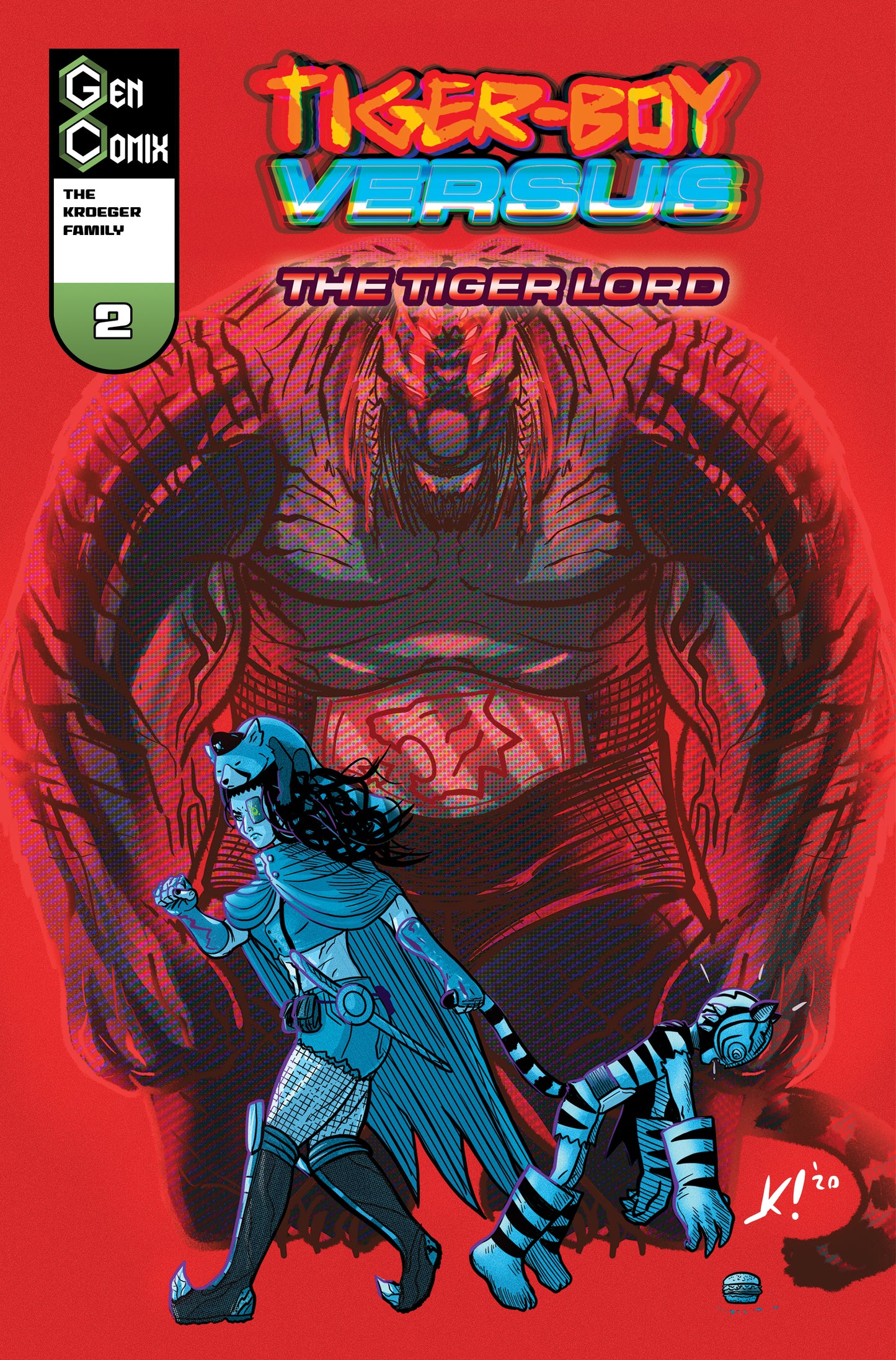 TIGER BOY VERSUS #2 First GenComix Edition