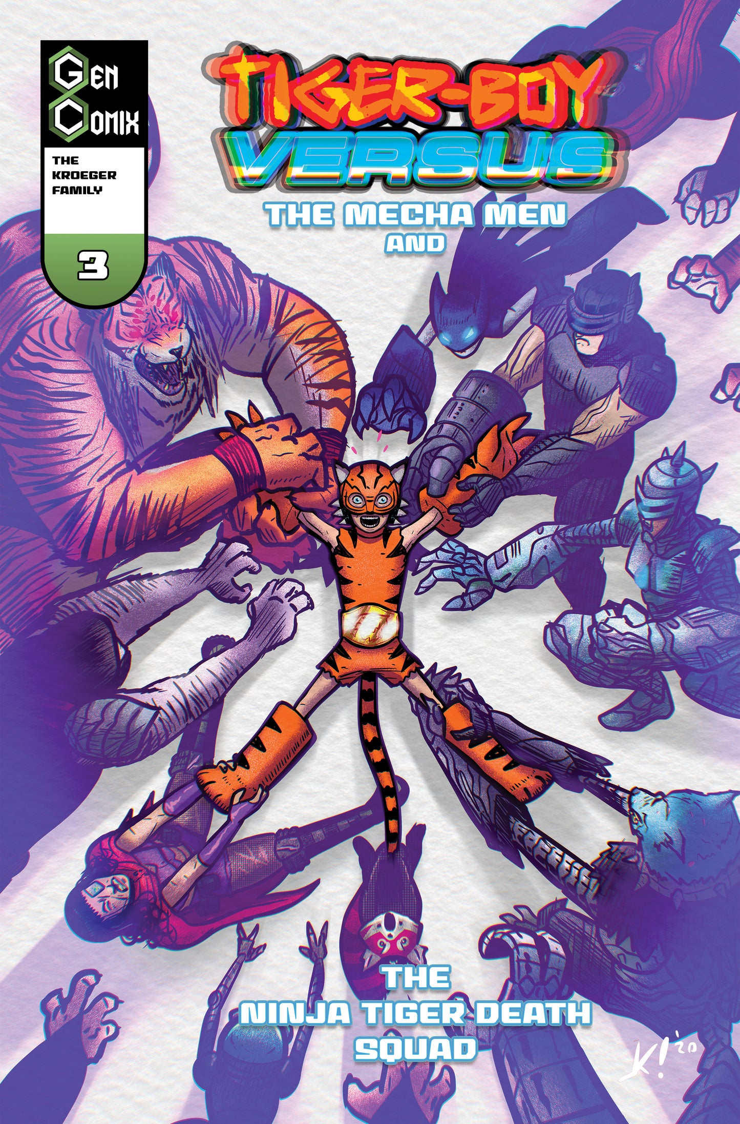 TIGER BOY VERSUS #3 First GenComix Edition