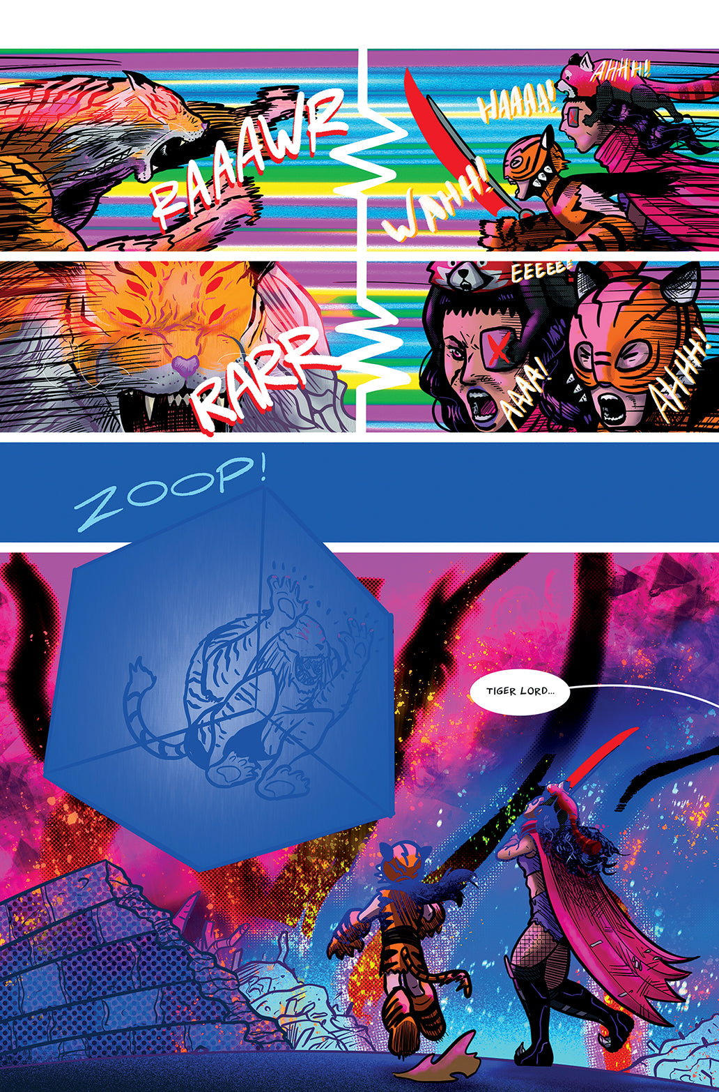 TIGER BOY VERSUS #3 First GenComix Edition