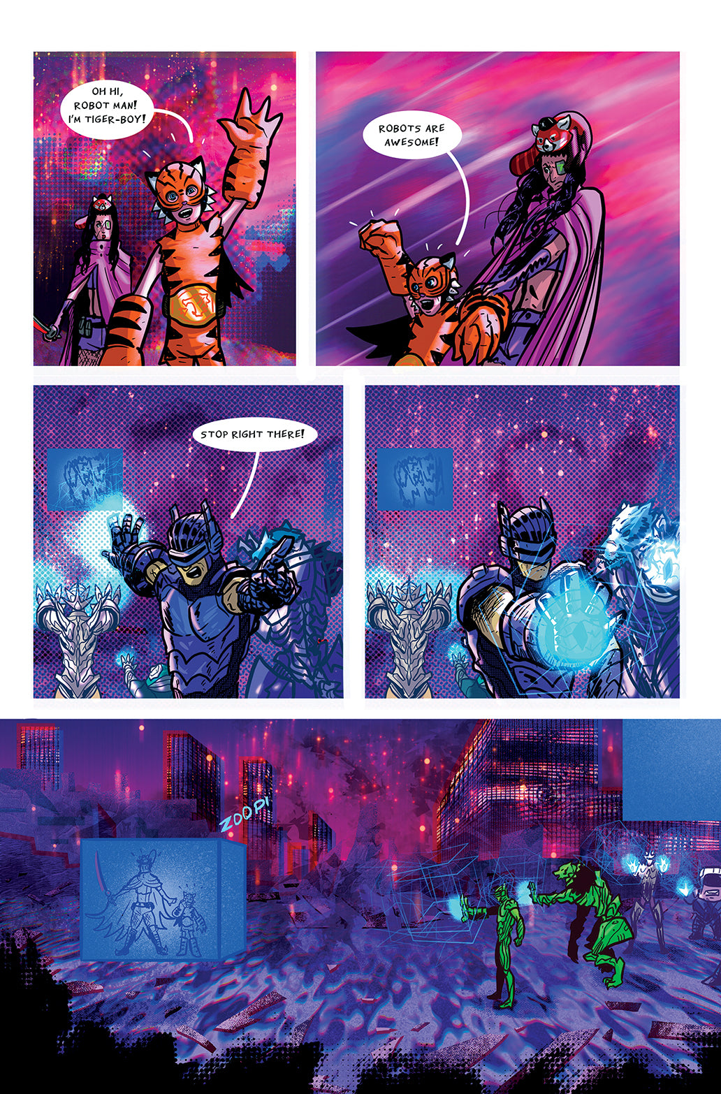 TIGER BOY VERSUS #3 First GenComix Edition