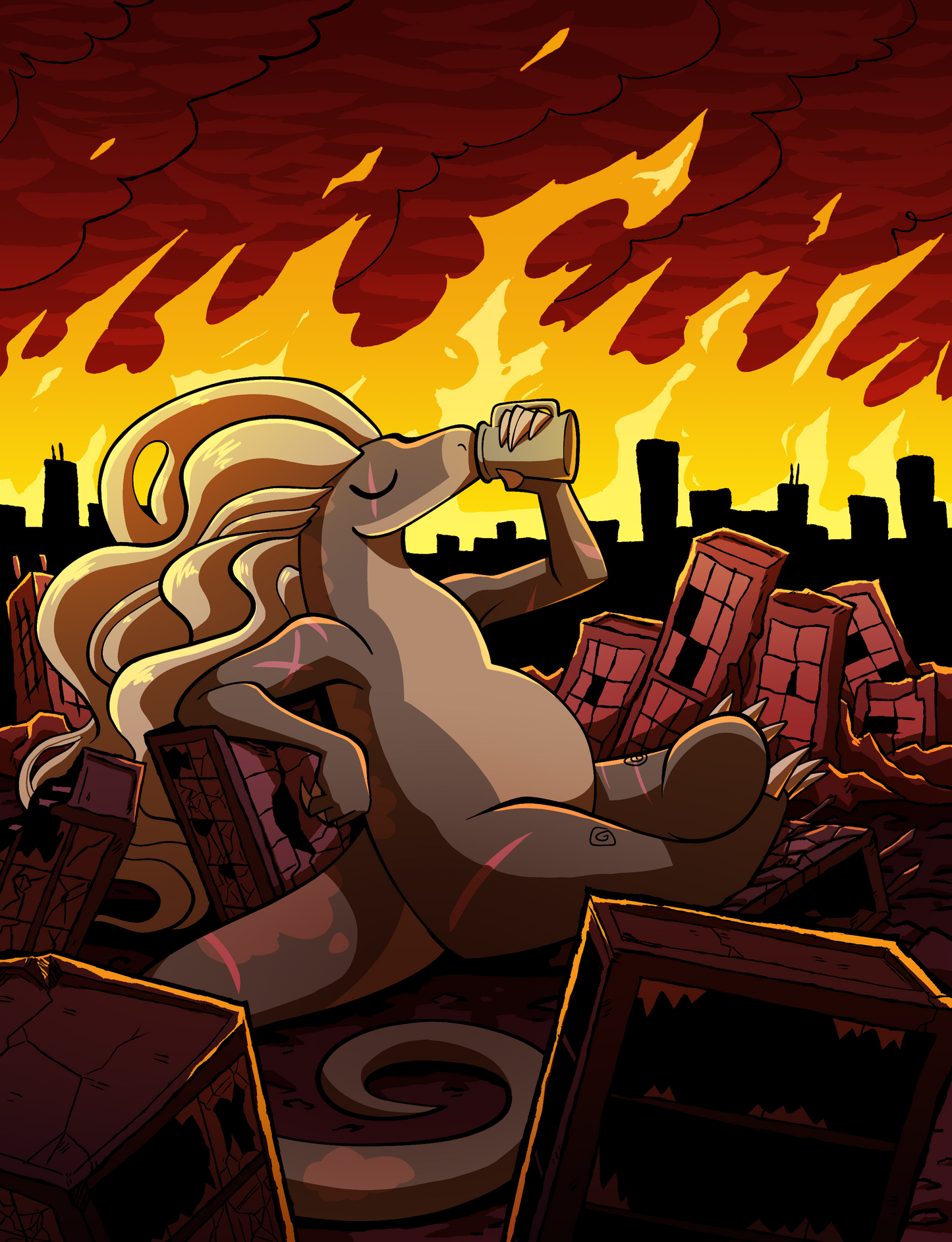 KAIJU DAYZ #1 2nd Edition Second Printing