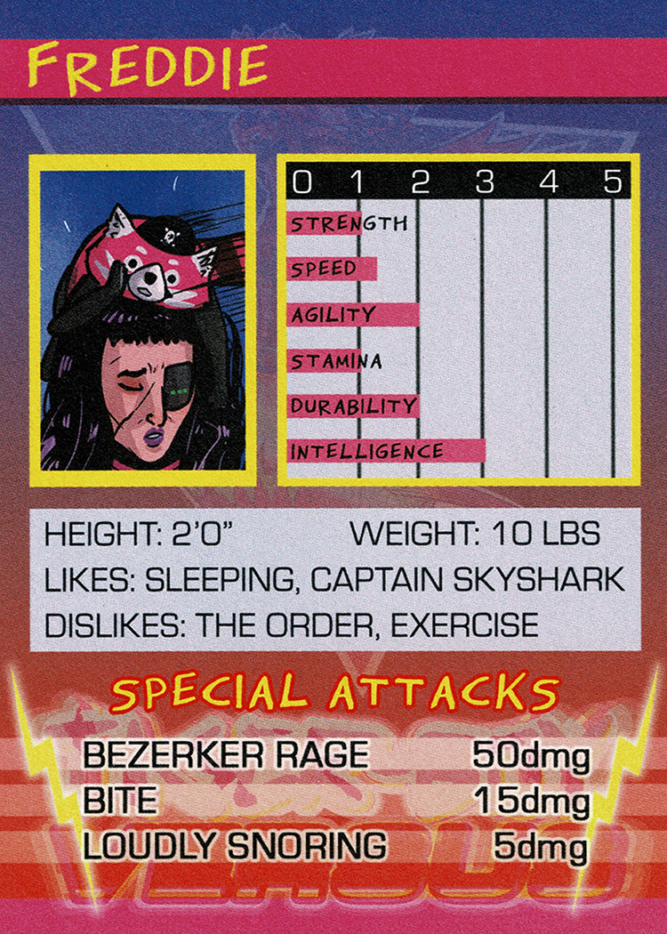 Tiger Boy Versus Trading Card - Freddie